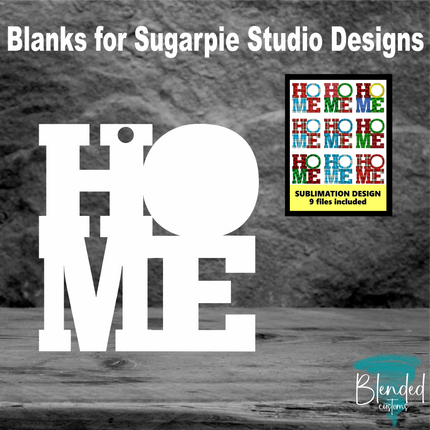 SugarPie Studios Home Ornament Blank - Set of 10