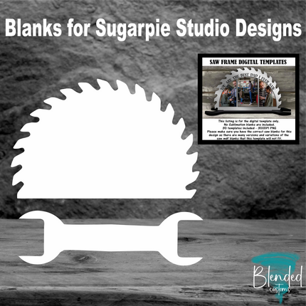 SugarPie Studios Saw Frame Blank