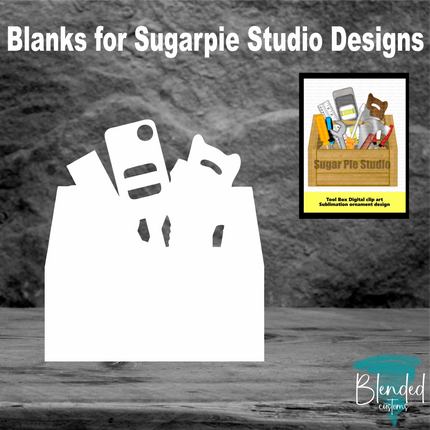 SugarPie Studios Dad Tool Box Blank - Set of 10
