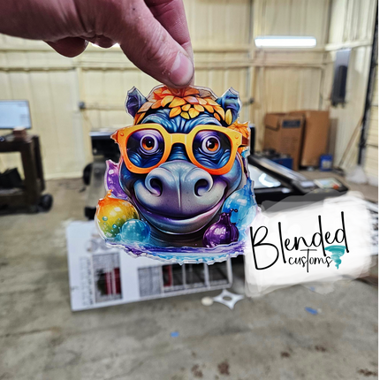 Square Acrylic Sublimation Nightlight with LED Base