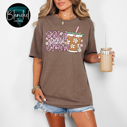 Cold Brew Crew DTF Transfer