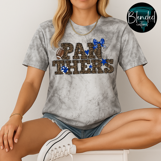 Stacked Leopard Mascot DTF Transfer - Custom Transfer TAT 24-48 Hours