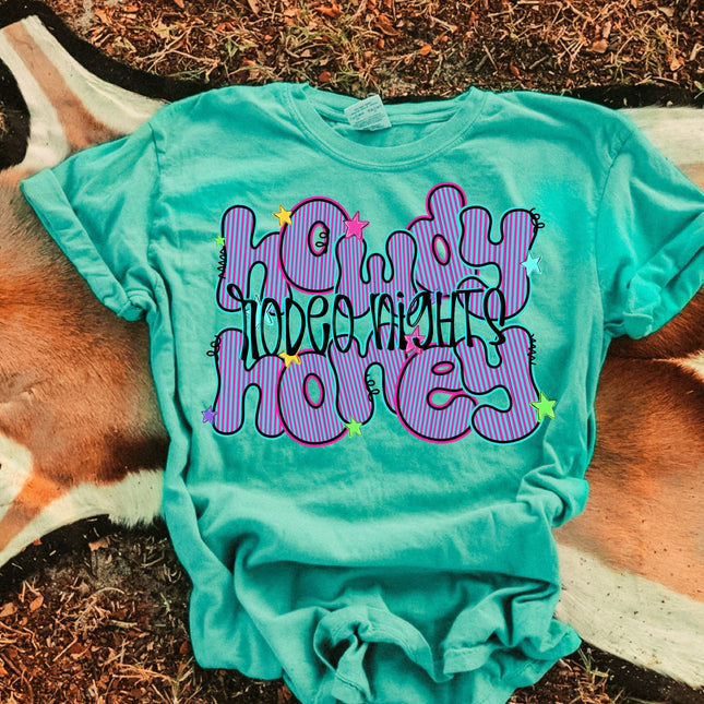 Howdy Honey Rodeo Nights DTF Transfer