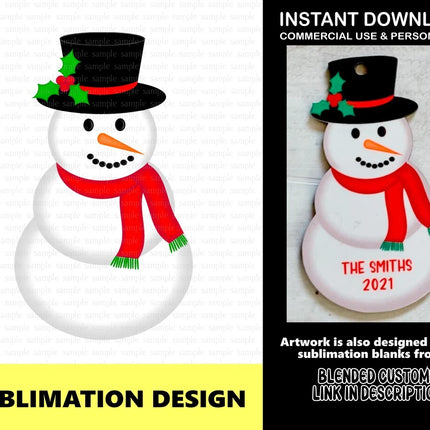 SugarPie Studios Snowman Blank - Set of 10