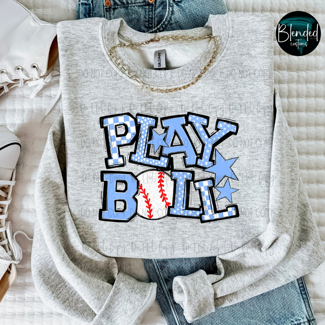 Play Ball Baseball/Softball DTF Transfer