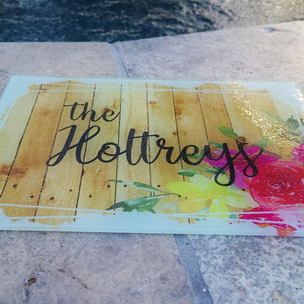 8" x 11" Glass Sublimatable Cutting Board