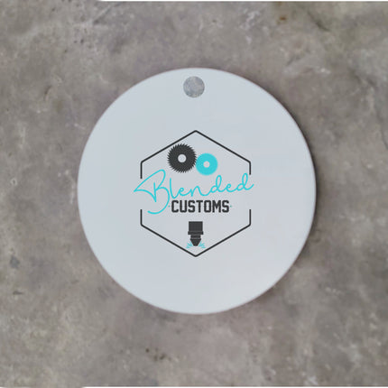 Circle Keychain Sublimation Blank- 10 Packs