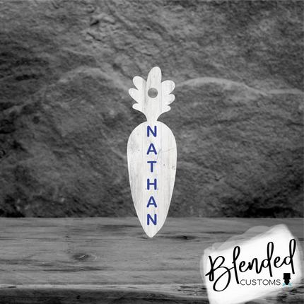 Carrot Easter Basket Tag Sublimation Blank - Set of 10