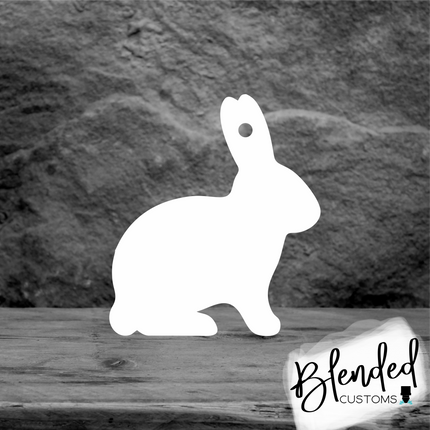 Bunny 1 Easter Basket Tag Sublimation Blank - Set of 10