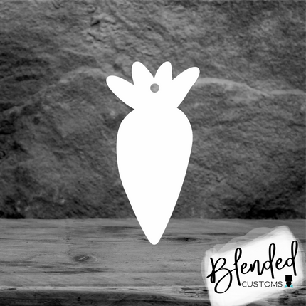 MM Carrot Easter Basket Tag Sublimation Blank - Set of 10