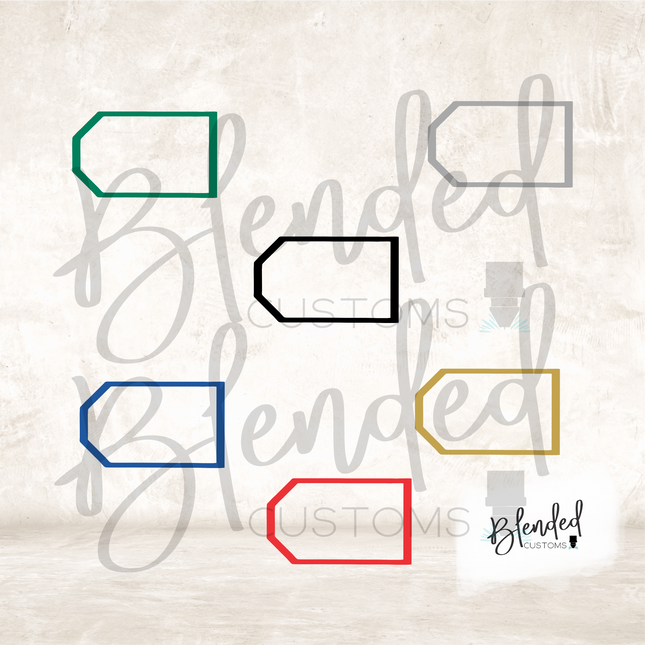 Tag Solid Frame Ornament PNG Download