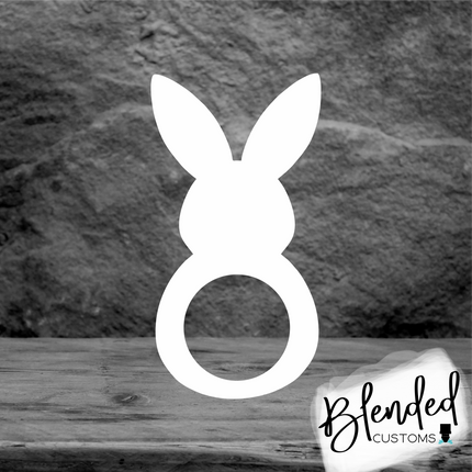 Round Bunny Play-Doh Holder Sublimation Blank - Set of 10