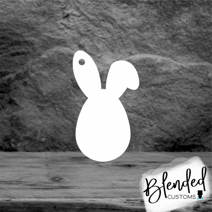 Easter Egg w/Bunny Ears Basket Tag Sublimation Blank - Set of 10
