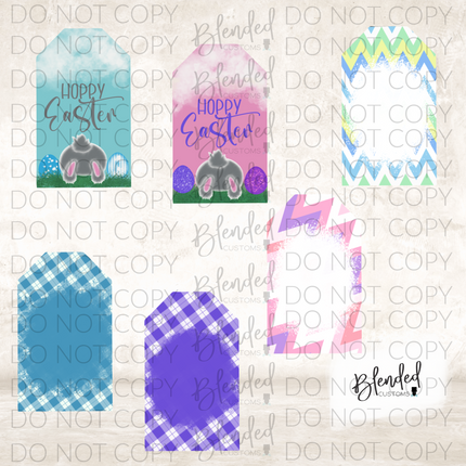 Easter Basket Tag PNG Download