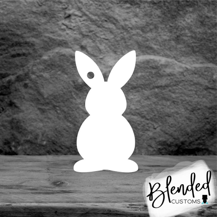 Bunny 3 Easter Basket Tag Sublimation Blank - Set of 10