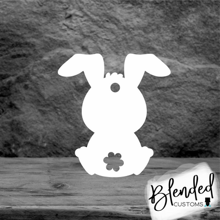Bunny 5 Easter Basket Tag Sublimation Blank - Set of 10