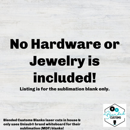 Snowglobe Sublimation Christmas Ornament - Set of 10