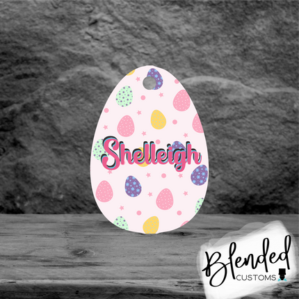 Easter Egg Easter Basket Tag Sublimation Blank - Set of 10