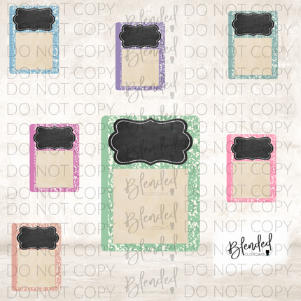 Pastel Post It Note Holder PNG Download