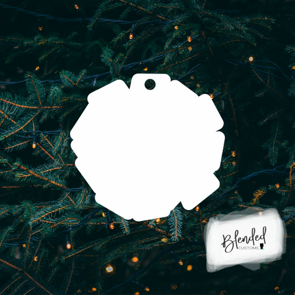 PomPom Sublimation Acrylic Christmas Ornament